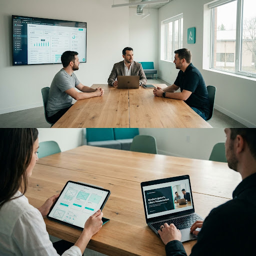 EcoZom team meeting